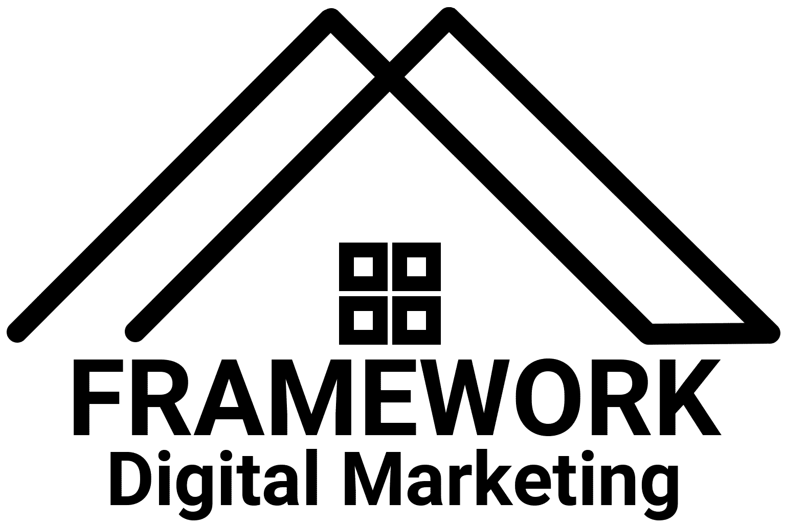 Updated Framework Digital Marketing Logo Black